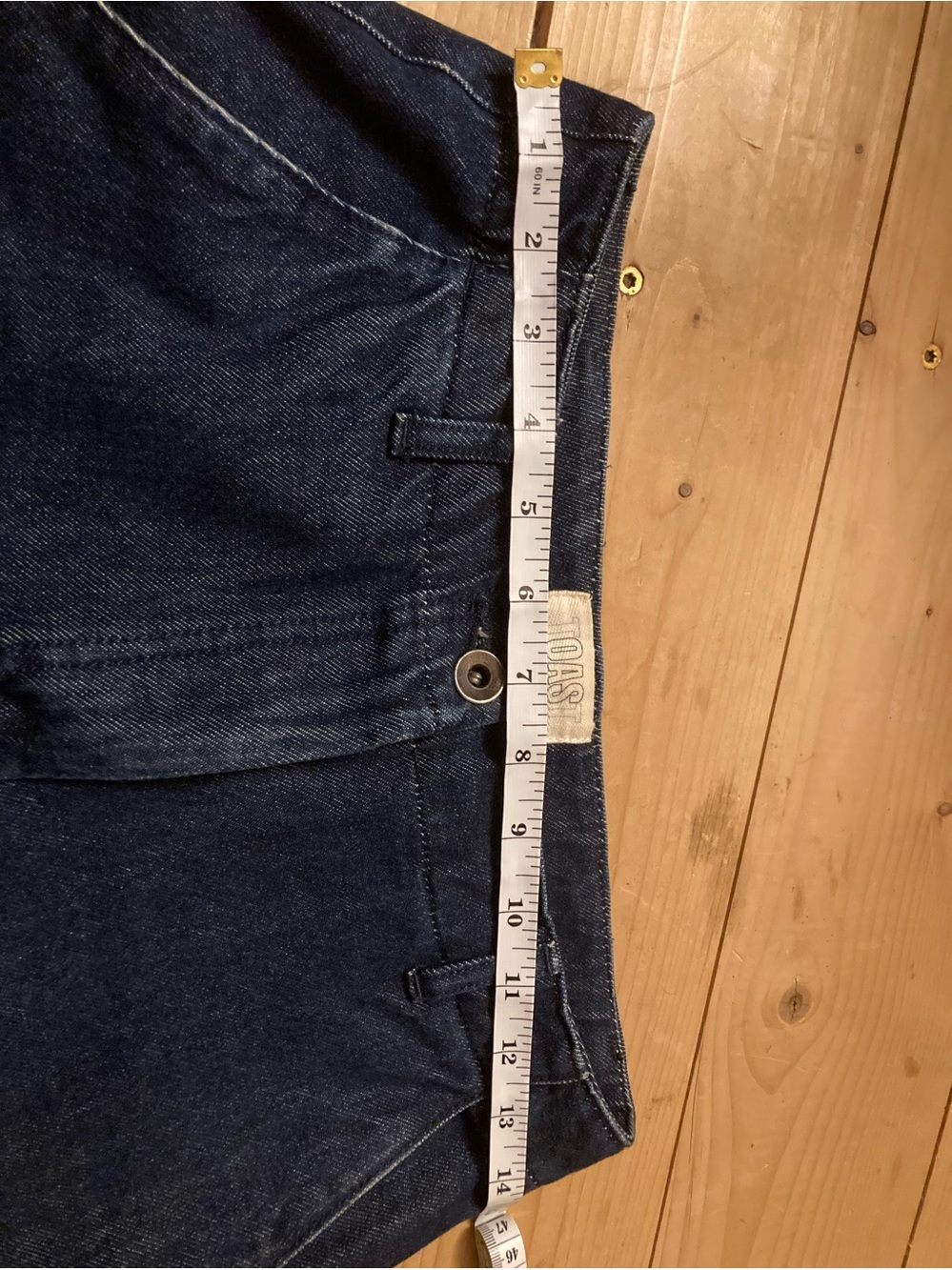 High-Rise Women's Dark Blue Jeans - Picture 5 of 5